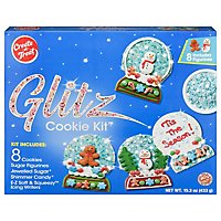 Cat Glitz Snow Globe Cookie Kit - 15.28 OZ - Image 1