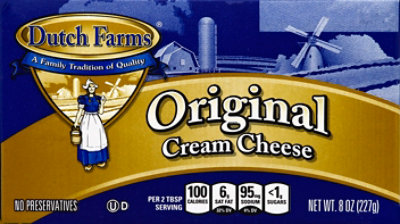 Dutch Farms Cream Cheese Bar - 8 OZ - Image 2