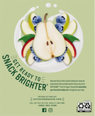 Outshine Blueberry Smoothie Pouches - 4-3.5 OZ - Image 6