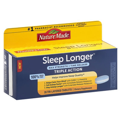 Sleep Longer Triple Action Time Release Tablet - 35 CT