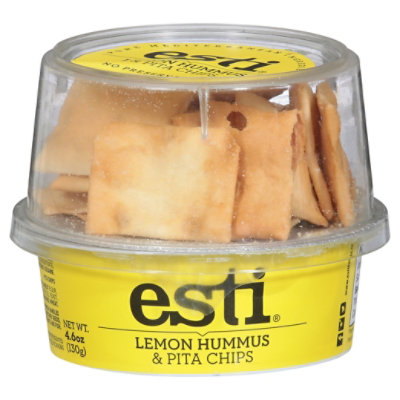 Esti Foods Lemon Hummus & Pita Chips - 4.6 OZ - Image 3