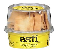 Esti Foods Lemon Hummus & Pita Chips - 4.6 OZ
