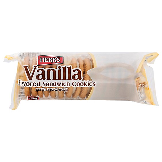Herr's Vanilla Sandwich Cookies - 3.5 OZ
