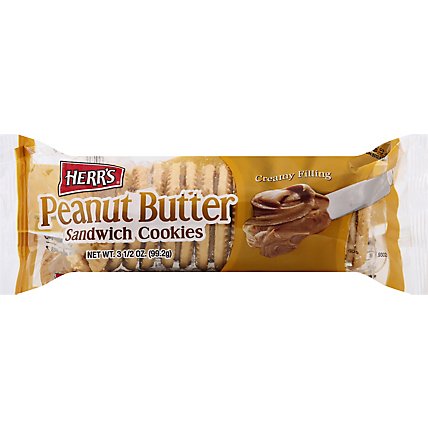 Herrs Peanut Butter Sandwich Cookies - 3.5 Oz - Image 2