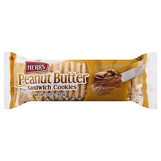 Herrs Peanut Butter Sandwich Cookies - 3.5 Oz