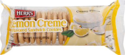 Herrs Lemon Creme Sandwich Cookies - 3.5 OZ - Image 2