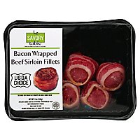 Savory Table Choice Bacon Wrapped Sirloin Fillets - 12 Oz - Image 1