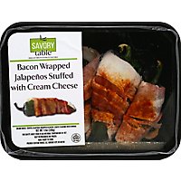 Savory Table Bacon Wrapped Jalapenos Stuffed With Cream Cheese - 12 Oz - Image 2