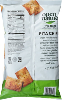 Open Nature Pita Chips Multigrain Garden Vegetable - 7.3 OZ - Image 6