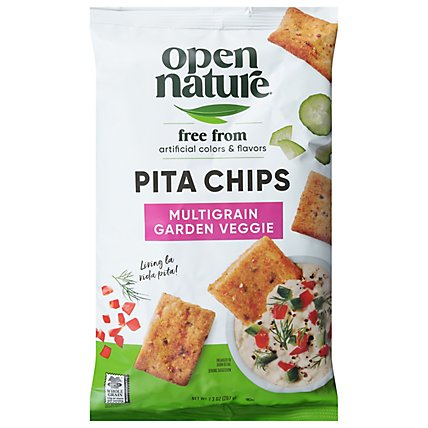 Open Nature Pita Chips Multigrain Garden Vegetable - 7.3 OZ - Image 1