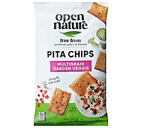 Open Nature Pita Chips Multigrain Garden Vegetable - 7.3 OZ