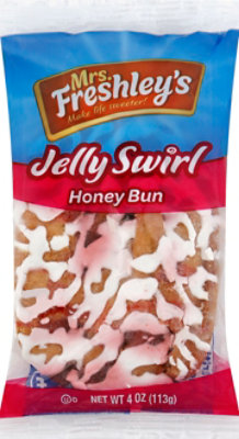 Mrs Freshleys Jelly Swirl Honey Bun - 4 OZ - Image 1