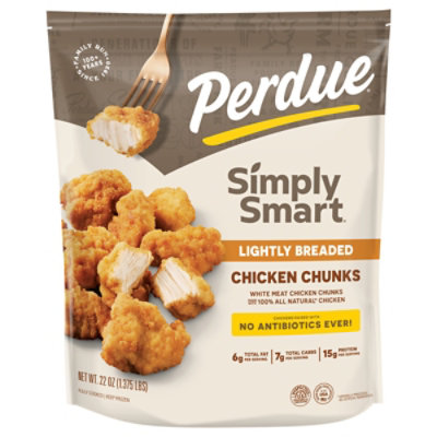 PERDUE Lightly Breaded  Fully Cooked Frozen Chicken Breast Chunks Meal - 22 Oz - Image 3