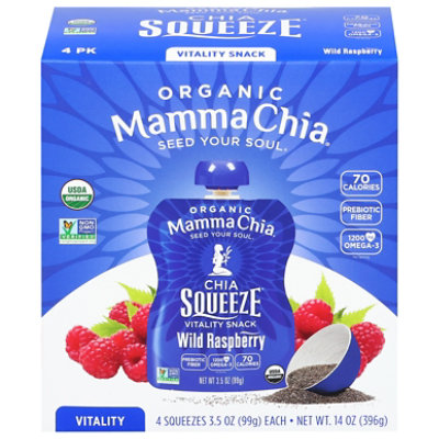 Mamma Chia Wild Raspberry - 4-3.5 OZ - Image 2