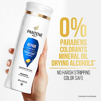 Pantene Base Shampoo Repair & Protect Cosmetic - 12 FZ - Image 3