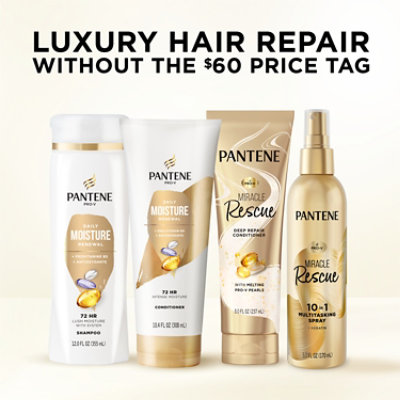 Pantene Base Hair Conditioner Moisturizing Rinse Off - 10.4 FZ - Image 7