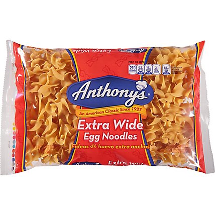 Anthonys Extra Wide Egg Noodles - 12 OZ - Image 2