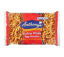 Anthonys Extra Wide Egg Noodles - 12 OZ