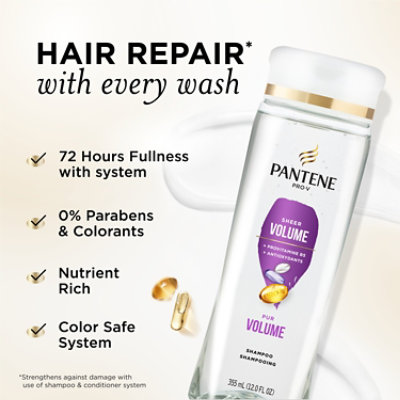 Pantene Base Shampoo Fine/volume Cosmetic - 12 FZ - Image 2