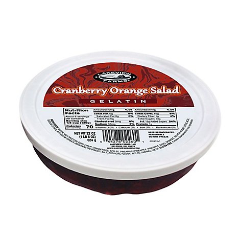 Lakeview Farms Cranberry Orange Salad Ring Mold - 22 OZ