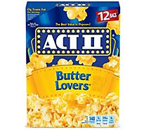 Act Ii Butter Lovers Popcorn - 33.016 OZ