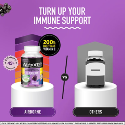Airborne Us Elderberry Gummies - 36 Count - Image 6