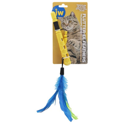 Jw Cat Telescopic Fluttery Feather Wand - EA - Image 3