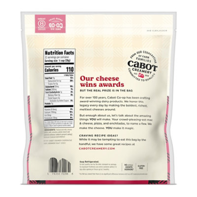 Cabot Seriously Sharp Shredded Cheddar Cheese - 2 Lb - Image 3