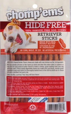 Chomp Ems Hide Free Peanut Butter Sticks - 10 CT - Image 5