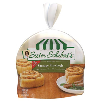 Sister Schuberts Sausage Pinwheels - 18 OZ - Image 1
