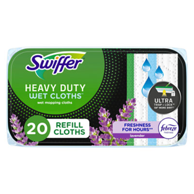 Swiffer Wet Lavender Vanilla Heavy Duty Cloth Refills - 20 CT - Image 1