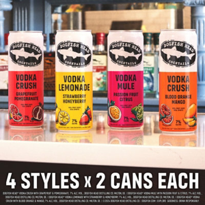 Dogfish Head Vodka Cocktail Variety In Cans - 8-12 Fl. Oz. - Image 5