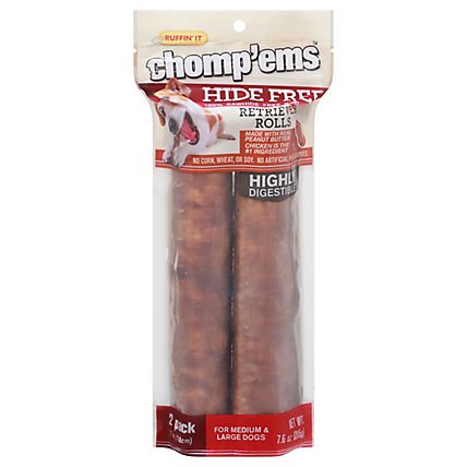 Chomp'ems Hide Free Peanut Butter Rolls - 2 CT - Image 3