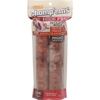 Chomp'ems Hide Free Peanut Butter Rolls - 2 CT - Image 2