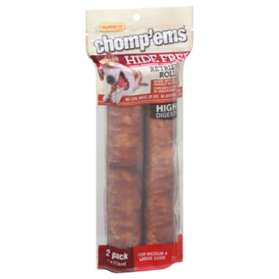 Chomp'ems Hide Free Peanut Butter Rolls - 2 CT - Image 1