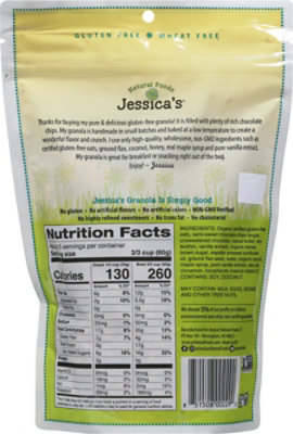 Jessicas Natural Foods Granola Choc Chip - 11 OZ - Image 5