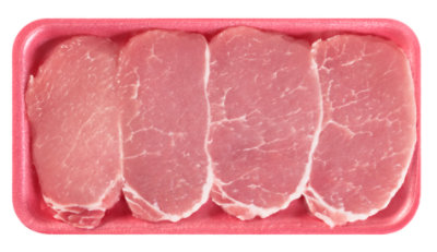 Pork Loin Center Cut Thick Cut Boneless Chops - 1.75 Lb - Image 1