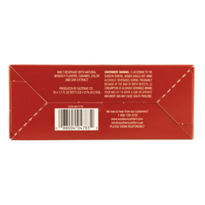 Southern Comfort Original Malt Beverage Whiskey 42 Proof - 10-50 Ml - Image 3