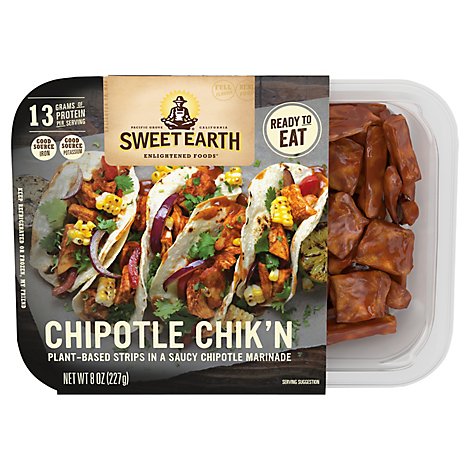 Sweet Earth Marinated Chicken Chipotle - 8 Oz