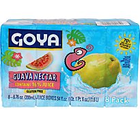 Goya Guava Nectar Juice Boxes - 8-6.76 FZ