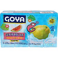 Goya Guava Nectar Juice Boxes - 8-6.76 FZ - Image 1