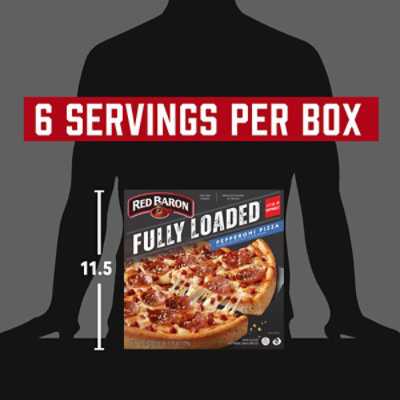 Red Baron Frozen Pizza Fully Loaded Pepperoni - 27.85 OZ - Image 4
