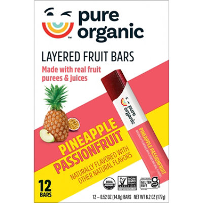 Pure Organic Pineapple Passion Fruit Bar 12 Count - 6.2 Oz - Image 4