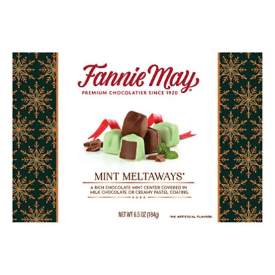 Fannie May Mint Meltaways Holiday 6.5 OZ Haggen