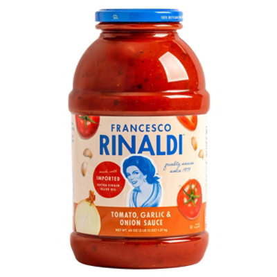 Francesco Rinaldi Tomato Garlic Onion Pasta Sauce 45 Oz Albertsons