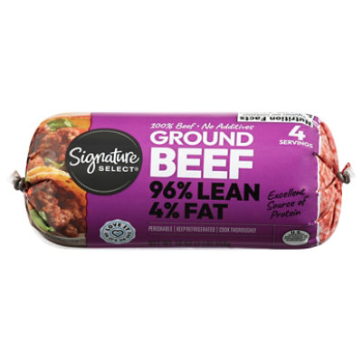 Signature SELECT 73% Lean 27% Fat Chub Ground Beef - 16 Oz - randalls