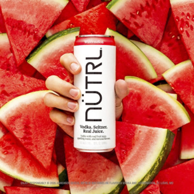 Nutrl Watermelon Vodka Seltzer In Cans - 4-12 Fl. Oz. - Image 5