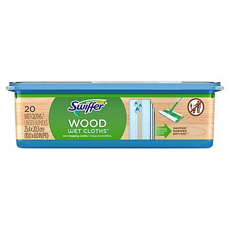 Swiffer Sweeper Wet Wood Floor Mopping Cloths - 20 CT