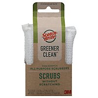 Scotch-brite Greener Clean Non Scratch Scrubbers 2.6 In X 4.1 - EA - Image 2