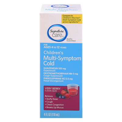 Signature Select/Care Multi Symptm Cold Lqd Child Berry - 4 FZ - Image 4